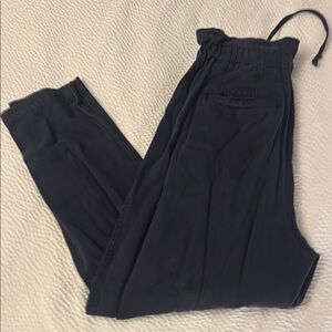 Free People Women's Navy Blue Drawstring Pants